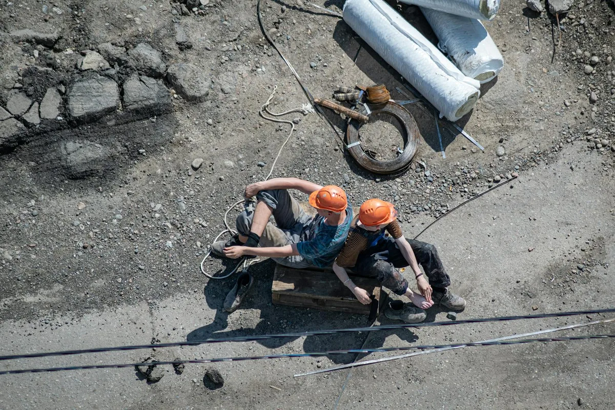 Diverse construction workforce